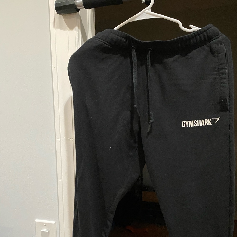 Gymshark taper fit black pant size medium